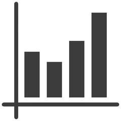 Business chart icon symbol image vector. Illustration of the diagram graphic statistics design image