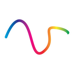 sound wave abstract logo template design with a creative and modern concept. logo for business, music, tunes.