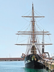 old ship from the Italian military navy