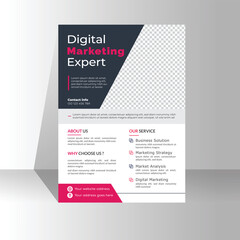  Creative Corporate & Business Flyer Brochure Template Design, abstract business flyer, vector template design. Brochure design, cover, annual report, poster, flyer 
