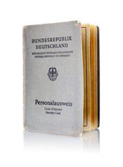 Personalausweis Bundesrepublik Deutschland - obrazy, fototapety, plakaty
