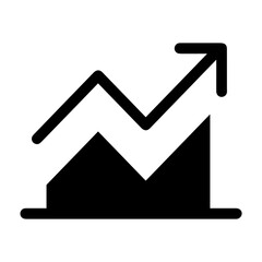 Business chart icon symbol image vector. Illustration of the diagram graphic statistics design image