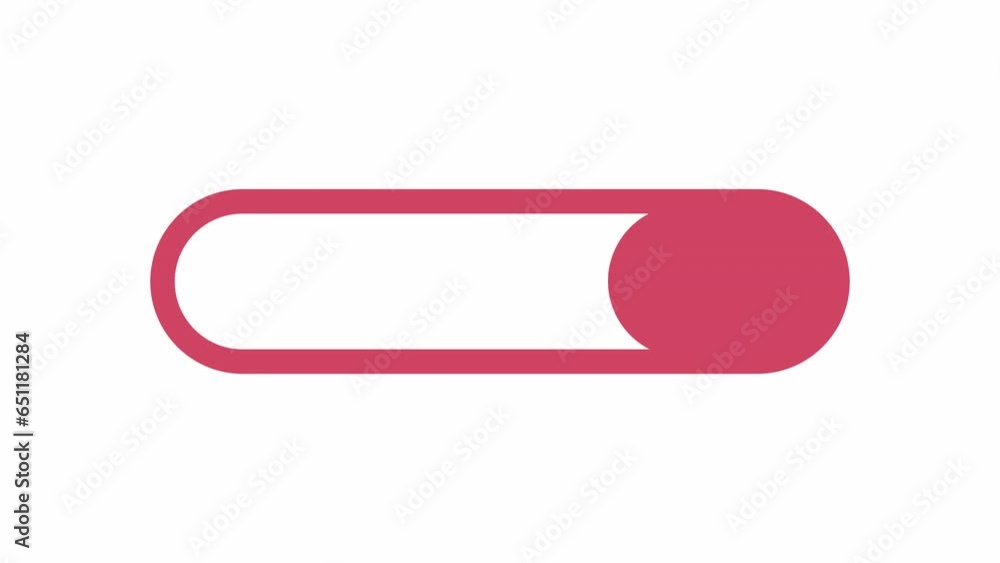 Poster moving bubbles in rounded rectangle 2d loading animation. oblong connect animated cartoon preloader,