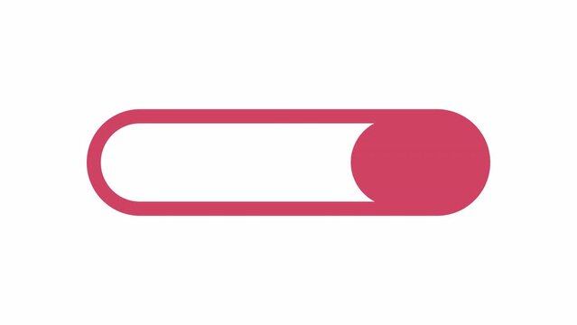 Moving bubbles in rounded rectangle 2D loading animation. Oblong connect animated cartoon preloader, flat ui element 4K video loader motion graphic. Horizontal download, upload progress indicator gif
