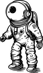 spaceman cartoon