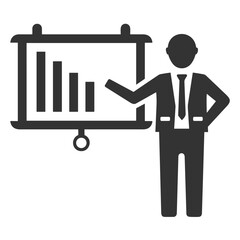 Business chart icon symbol image vector. Illustration of the diagram graphic statistics design image