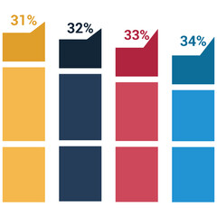 Business chart icon symbol image vector. Illustration of the diagram graphic statistics design image