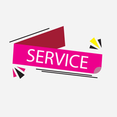 Service Design .Customer Service and Support - Outline Flat Vector Illustration.