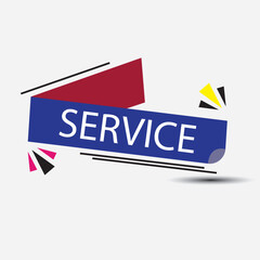 Service Design .Customer Service and Support - Outline Flat Vector Illustration.