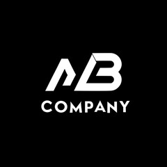 AB Monogram Logo, Letter AB Logo, AB Initials Logo, Modern AB Logo, Minimalist AB Logo, Creative AB Logo