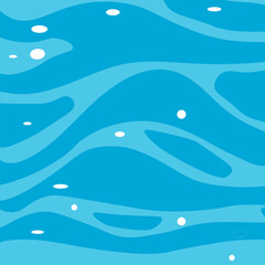 Vector illustration of water and sea. Vector image