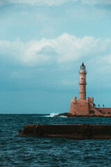 lighthouse on the coast of Chania III