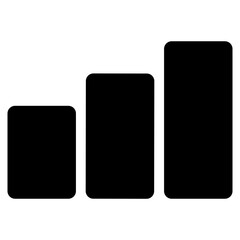 Business chart icon symbol image vector. Illustration of the diagram graphic statistics design image