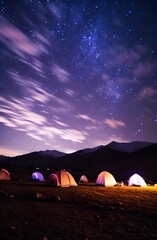 Beneath the Starscape: Tent Camping Under the Milky Way