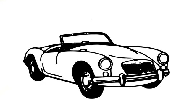 car isolated on white