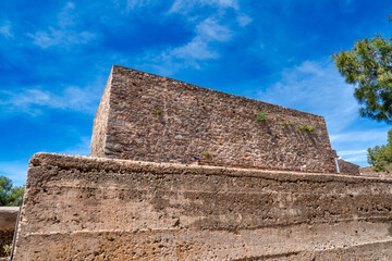 Fototapeta na wymiar Gibralfaro castle in the Spanish town Malaga