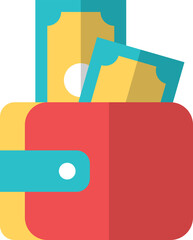 wallet icon. Wallet symbol for your web site design, logo, app, UI

