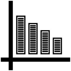 Business chart icon symbol image vector. Illustration of the diagram graphic statistics design image