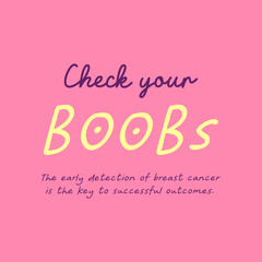 Breast Cancer Awareness Month illustration concept. 