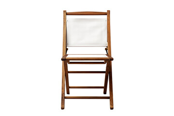 Retro white paper art design template with classic wooden artists easel on transparency background.