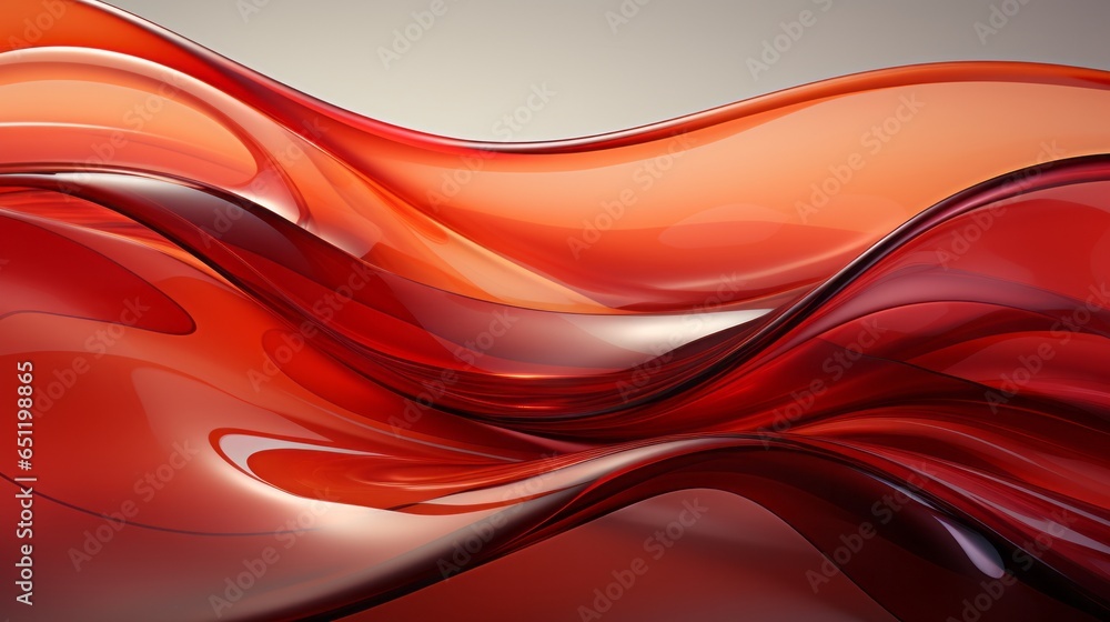 Wall mural this vibrant abstract art piece combines the fiery intensity of red with the passionate warmth of or