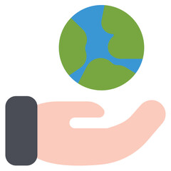 earth icon for illustration