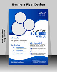 Corporate flyer or cover design for business identity and advertisement.