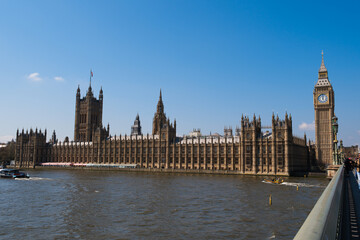 Fototapeta na wymiar Houses of parliament, Westminster, London
