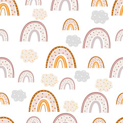 Rainbow seamless pattern
