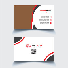 Car Rent Business Card Design