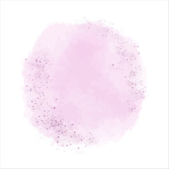 purple watercolor circle