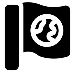 earth day icon for illustration