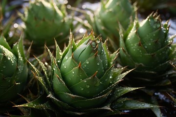 Sustainable Harvesting of Agave Fruit Boosts Tequila Production Efficiency --ar 3:2