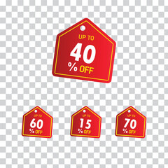 Set of red sale labels , big sale tag abstract  background 
discount offer price special offer tag badge sell banner 