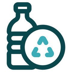reusable bottle icon for illustration