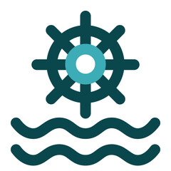 Obraz premium water wheel icon for illustration