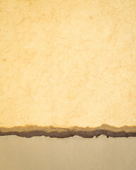 abstract paper landscape in earth pastel tones - collection of handmade rag papers