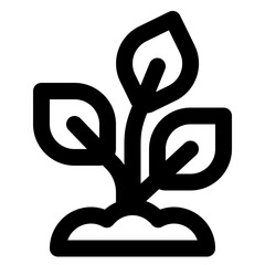 plant icon for illustration