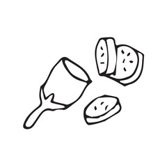 Vegetble Outline Graphics Set