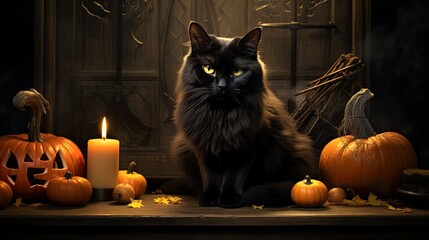 halloween black cat