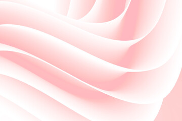beautiful soft pink fluid Abstract Wave Shape Gradients background , simple pattern like flower petal
