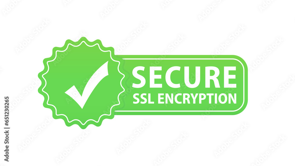 Poster secure connection icon. isolated on white background, flat style secured ssl shield symbols, protect
