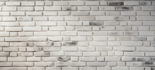 Fototapeta premium white brick wall with little paint scratches