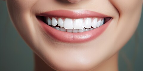 Portrait of dental beauty and confidence. Radiant wellness. Embracing beauty of healthy teeth. Art of beautiful smile
