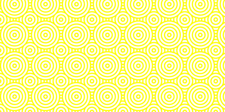 Abstract Pattern with wave lines yellow sprial scripts background. seamless scripts geomatics overlapping create retro line pattern background. Overlapping Pattern with Transform design..
