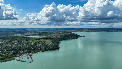 panorama of the lake