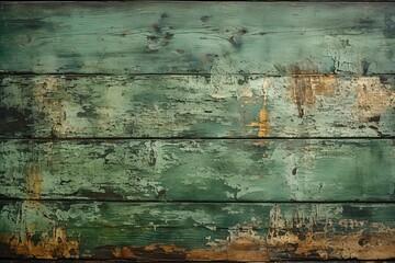 Green Rustic Weathered Vintage, a Texture Background Infused with Time's Touch, Unveiling the Charm of Vintage Elegance and Weathered Beauty
