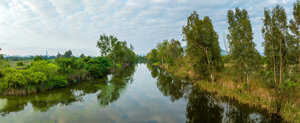 The scenery of wetland, Nam Sang Wai