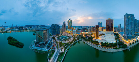 Panorama of Macau City