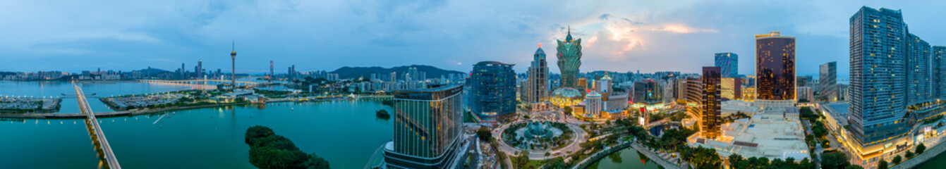 Panorama of Macau City